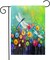 Summer Flowers Garden Flag – 12x18 Inch Double-Sided Outdoor Flag with Dragonfly and Floral Design, Welcome Flag for Patio, Lawn, and Home Decor